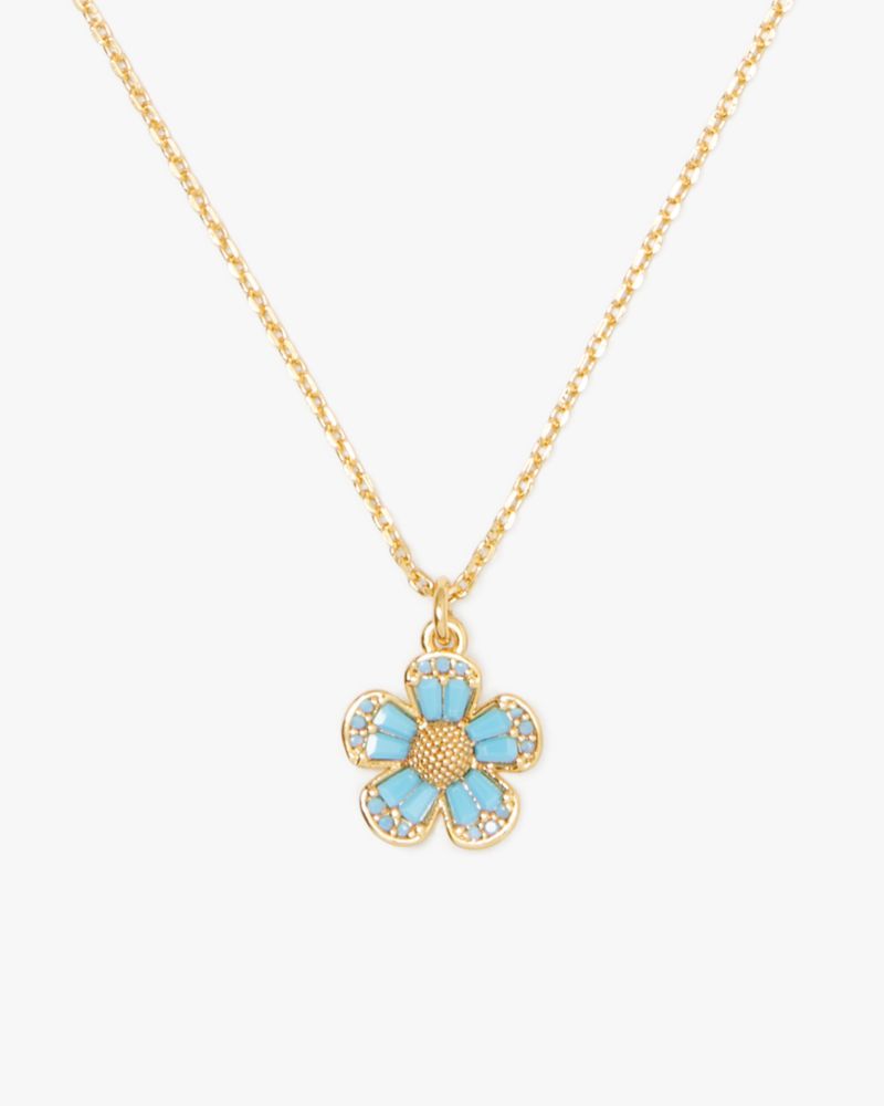 Kate Spade,Fleurette Pendant,Aqua