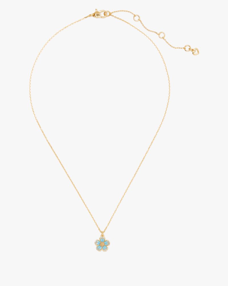 Kate Spade,フルーレット ペンダント,ジュエリー,アクア