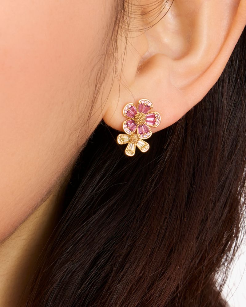 Kate Spade Jewelry | Kate Spade Yours Truly Pave Heart Drop Earrings | Color: Gold | Size: Os | Sissie_Smith's Closet