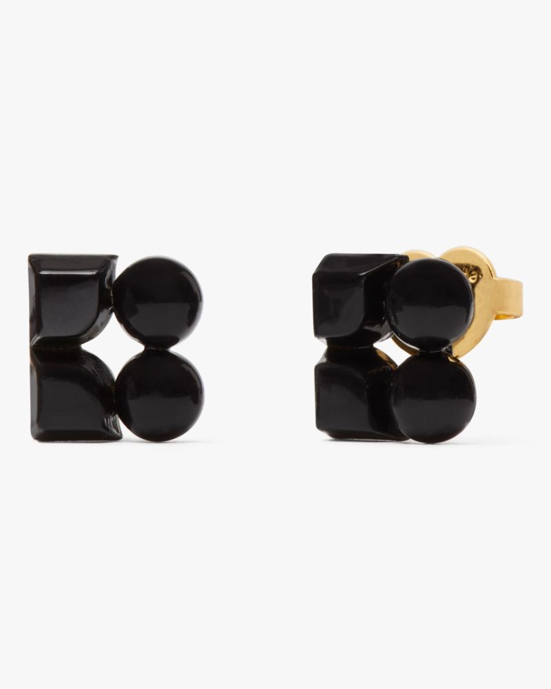 Kate Spade,Noel Mini Studs,Black