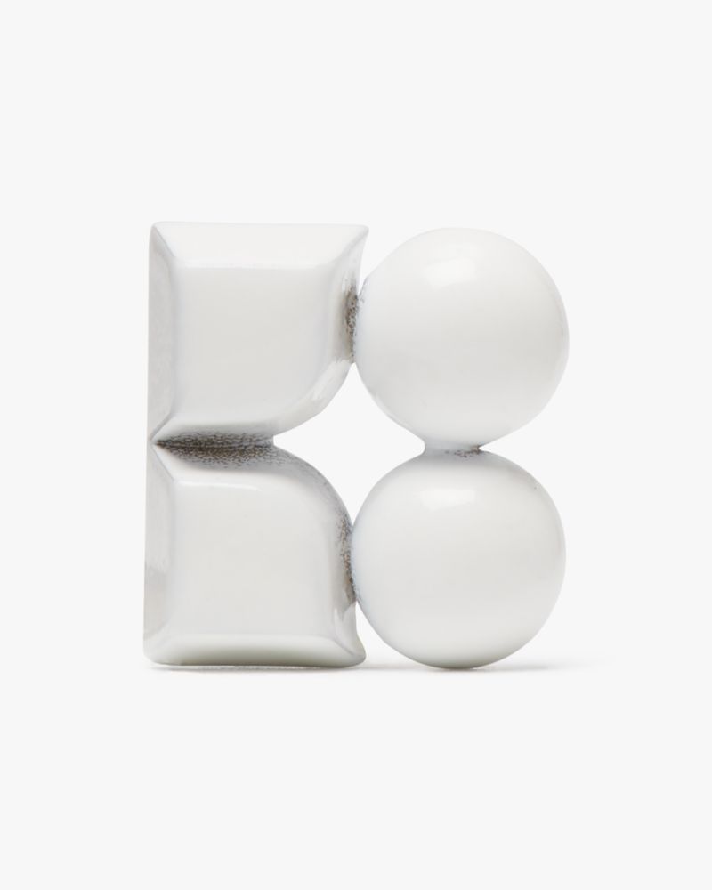Kate Spade,ノエル ミニ ピアス,ジュエリー,ホワイト