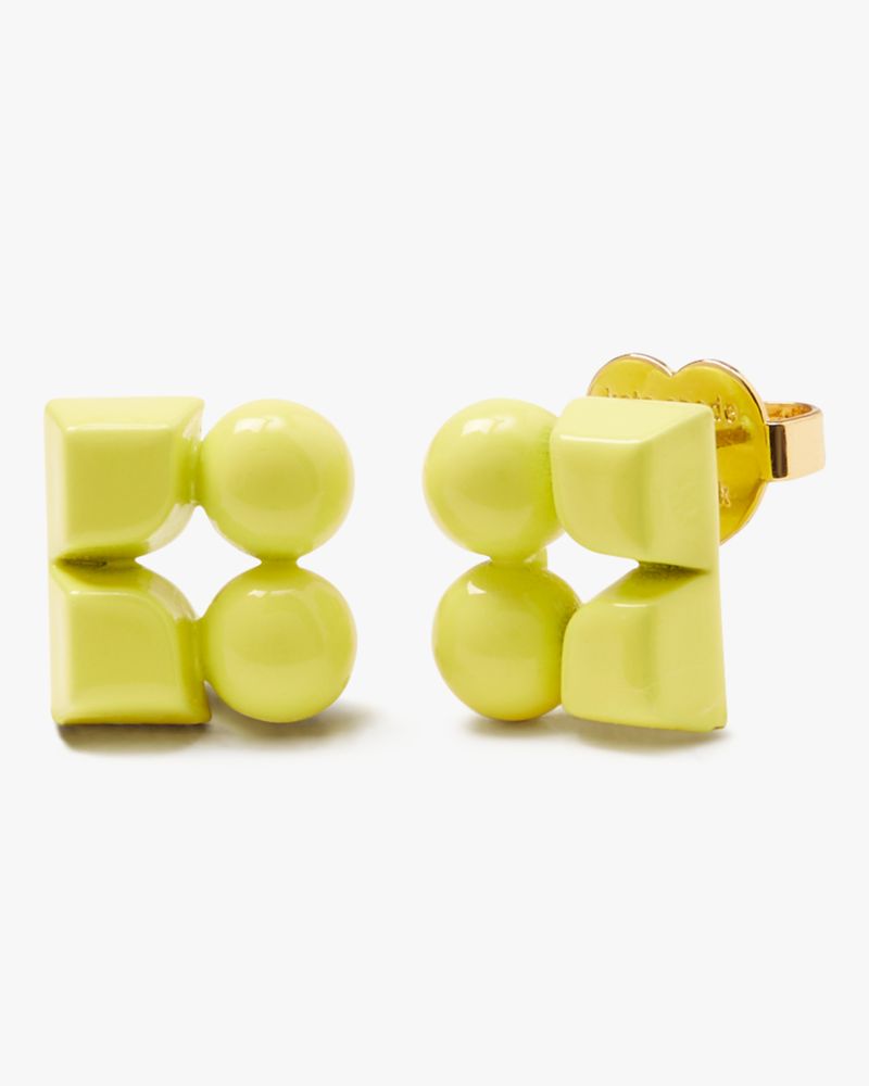 Kate Spade,Noel Mini Studs,Lime