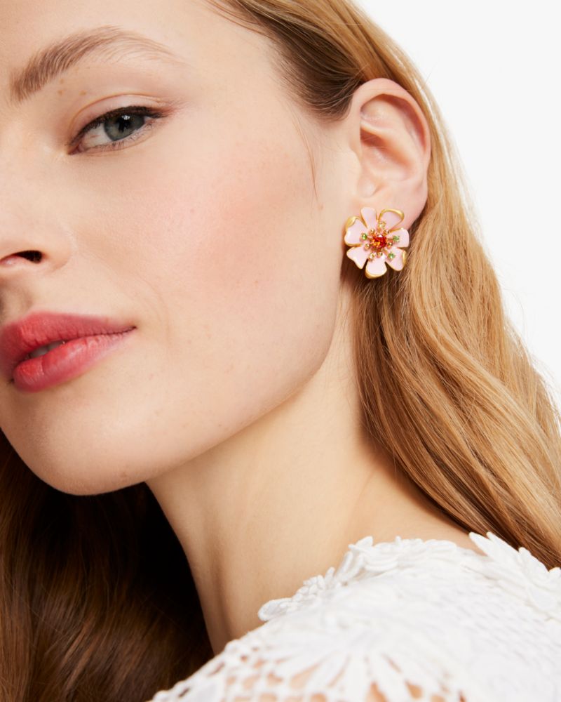 Kate Spade,Bloom In Color Statement Studs,Multi