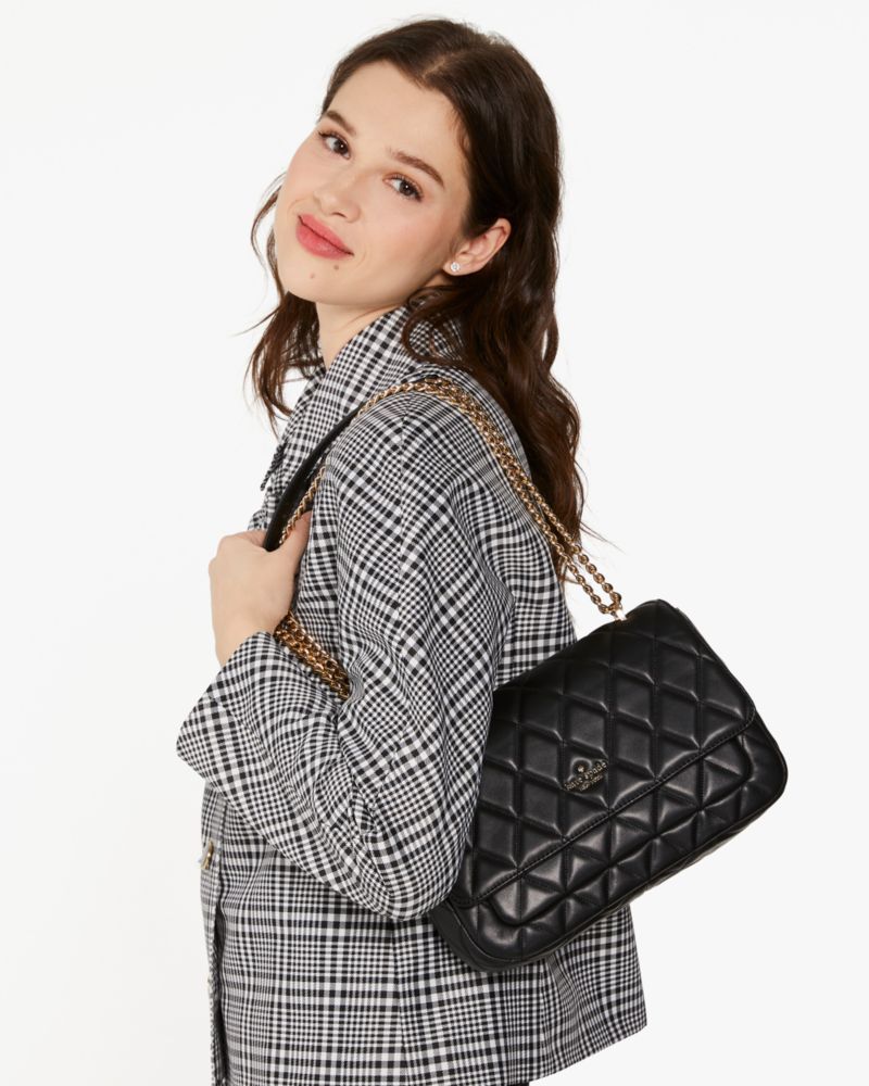 Carey Medium Flap Shoulder Bag | Kate Spade Outlet