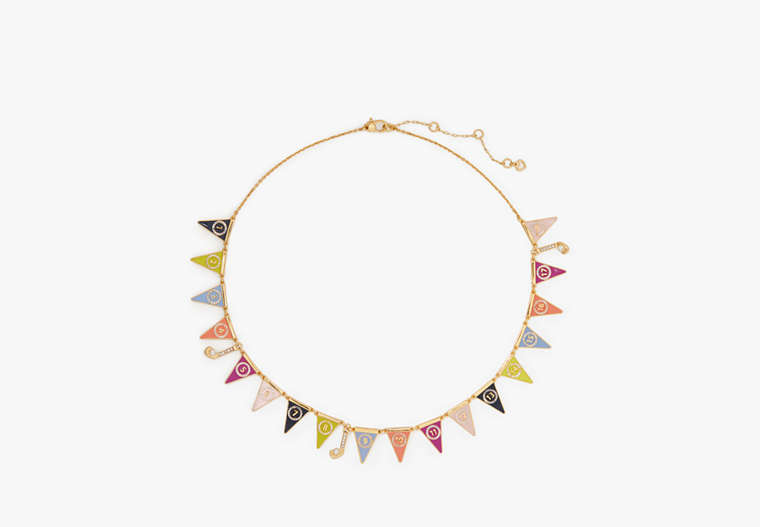 Kate Spade,Hole In One Statement Necklace,Multi