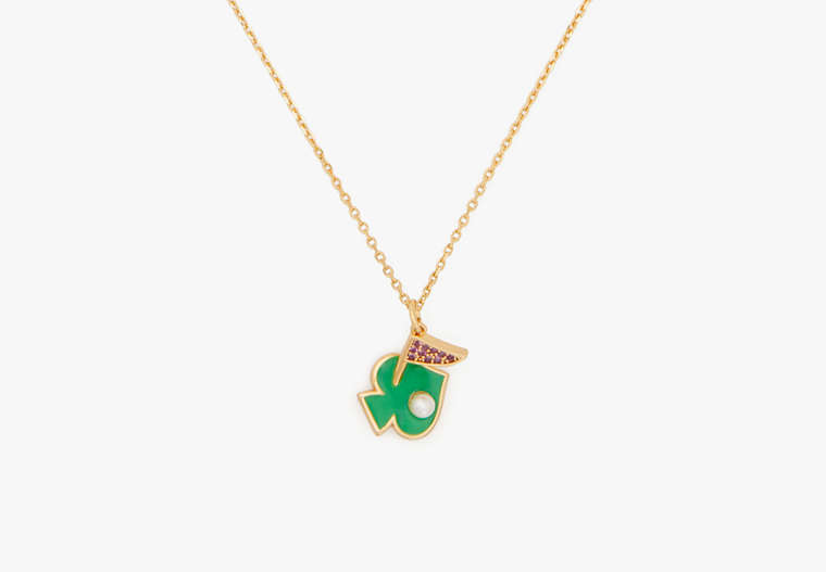 Kate Spade,Hole In One Charm Pendant,Multi
