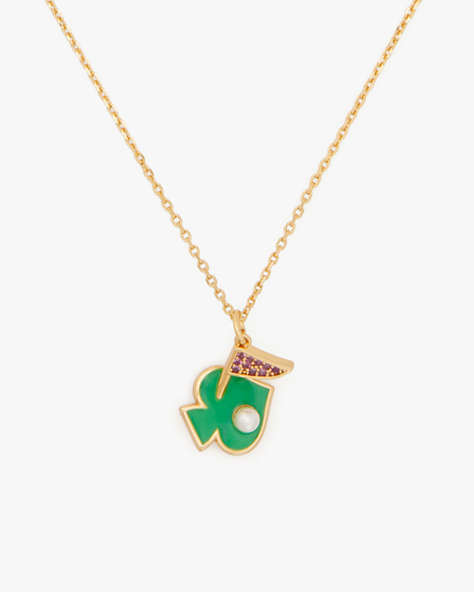 Kate Spade,Hole In One Charm Pendant,Multi