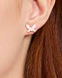 Kate Spade,Social Butterly Mini Studs,Pink
