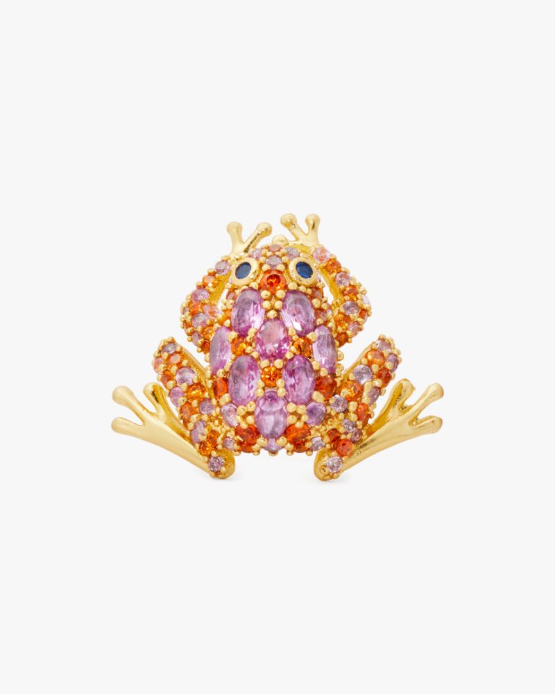 Kate Spade,Take The Leap Studs,Studs,Metal Material,Cubic Zirconia,Bead Embellishment,Novelty Embellishment,Gem Embellishm...,Pink