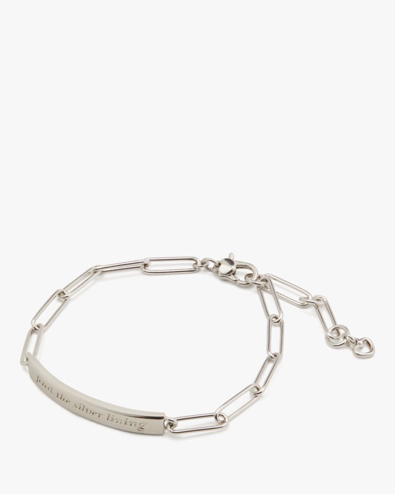 Kate Spade Silver Lining Id Bracelet