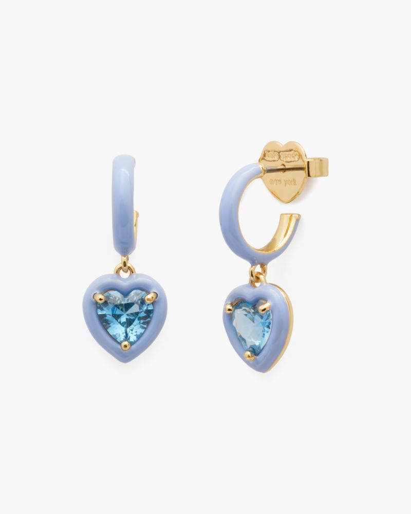 kate spade new york My Love Heart Hugger Earrings at Von Maur