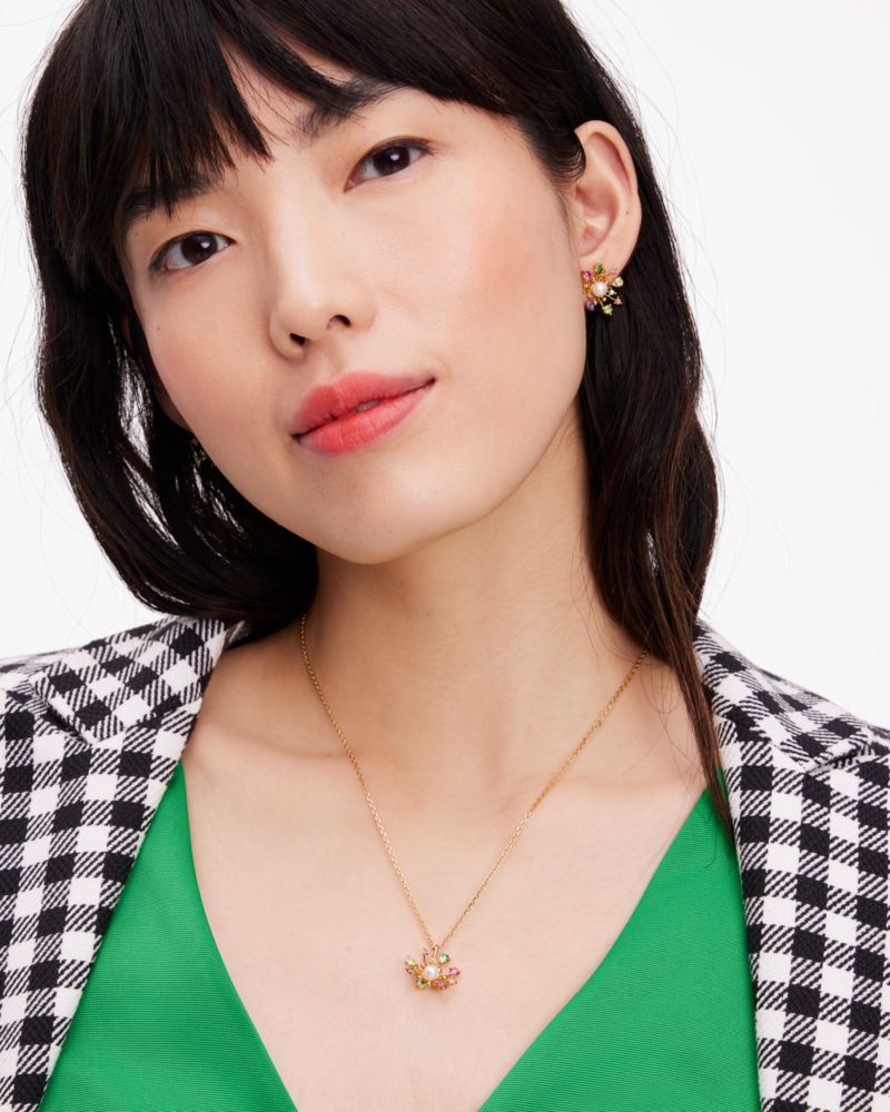 Kate Spade,Bloom In Color Mini Pendant,Multi