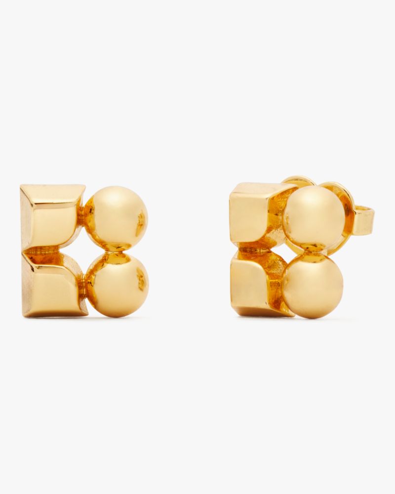 Kate Spade,Noel Mini Studs,Gold