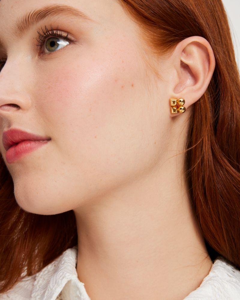 Kate Spade,Noel Mini Studs,Gold