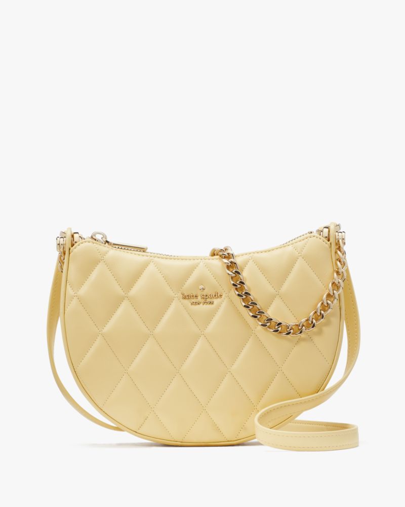 Kate Spade,キャリー ジップ トップ クロスボディ,バッグ,バター