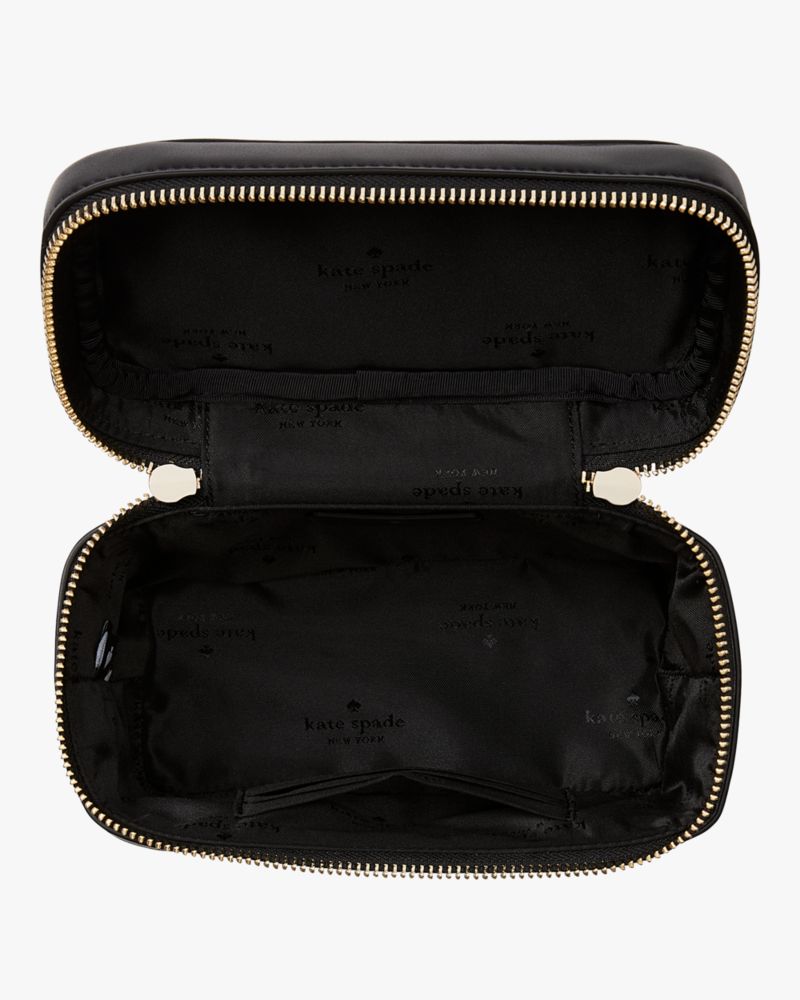 Kate Spade,キャリー トップ ハンドル トランク クロスボティ,バッグ,ブラック