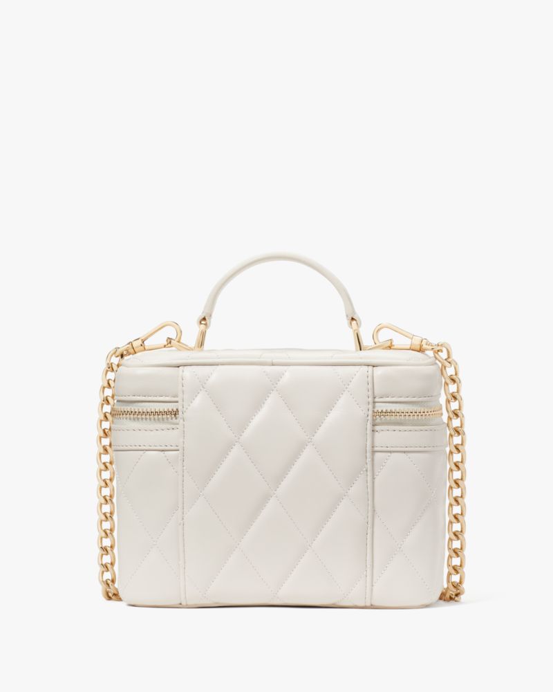 Kate Spade,キャリー トップ ハンドル トランク クロスボティ,バッグ,パーチメント
