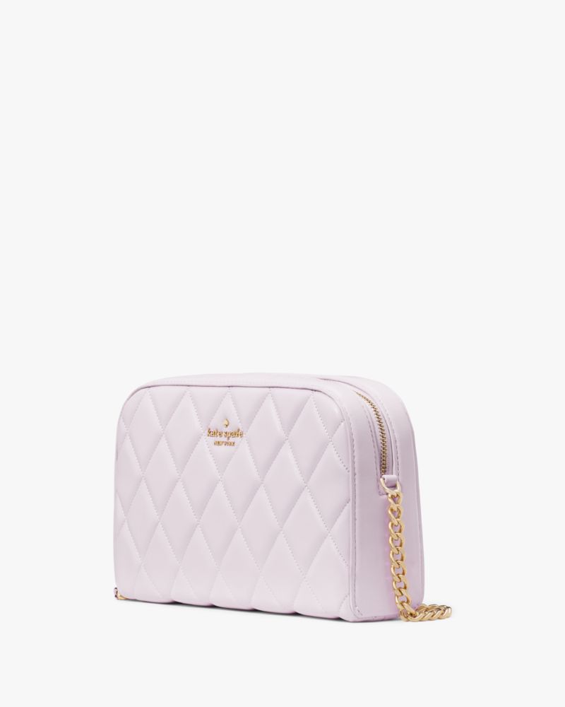 Kate Spade,Carey Chain Camera Bag,Lining Leather,Camera Bag,Metal,Logo,Lined,Gold Metal,Day Party,