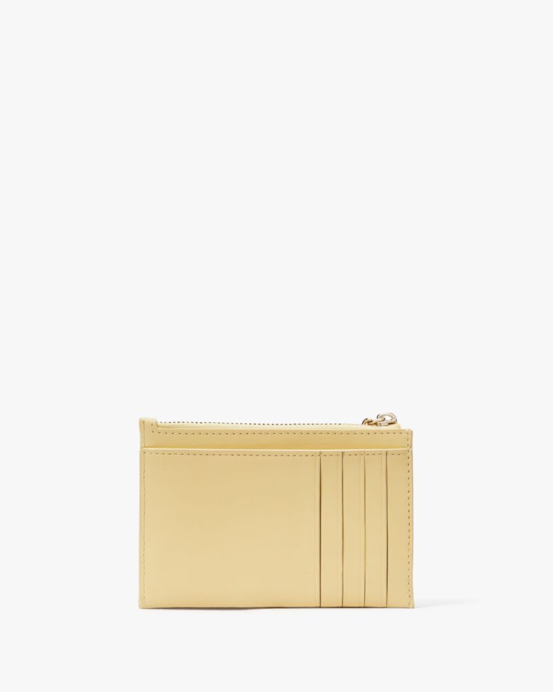 Kate Spade,キャリー スモール ジップ カード ホルダー,財布小物,バター