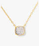 Kate Spade,Kate Spade Fine Time To Shine Pavé Diamond Pendant,Gold