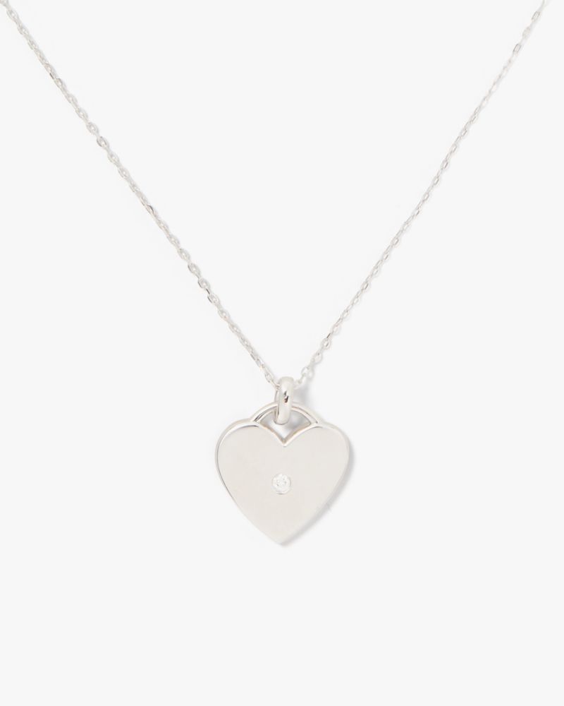 Kate Spade,Kate Spade Fine Meant To Be Heart Pendant,