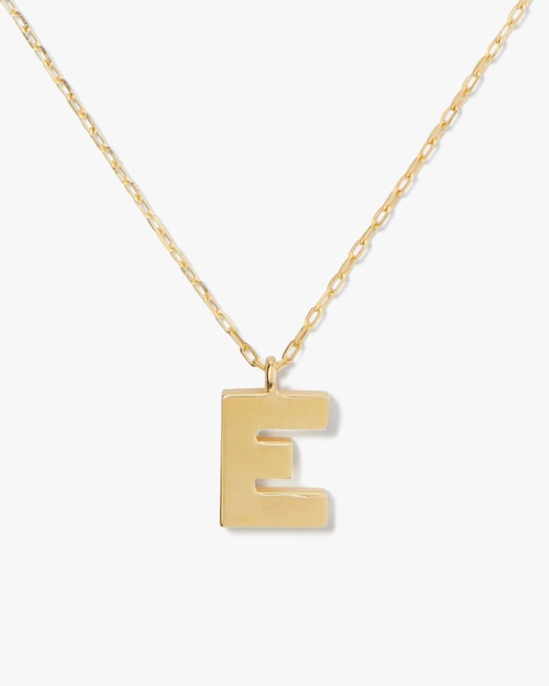 Necklace with e 2024 on it