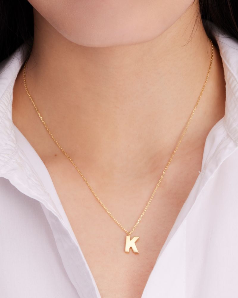 Kate Spade,Kate Spade Fine Love Letter G Initial Pendant,