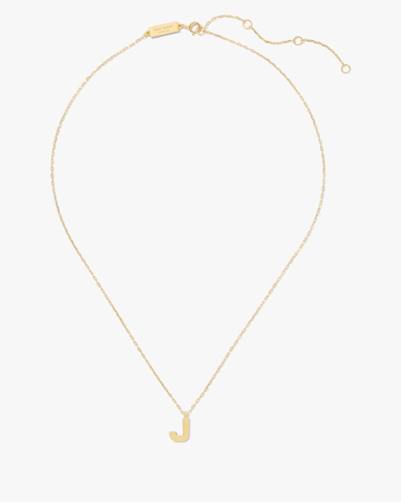 Kate Spade,Kate Spade Fine Love Letter J Initial Pendant,