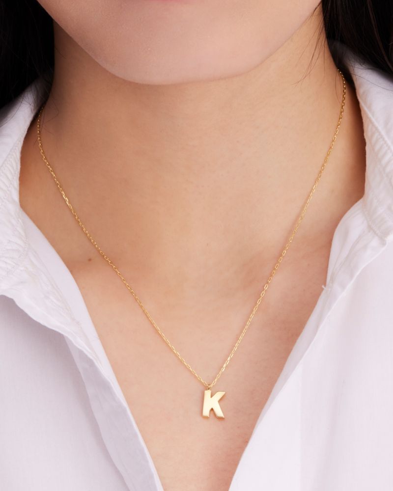 Kate spade m deals initial necklace