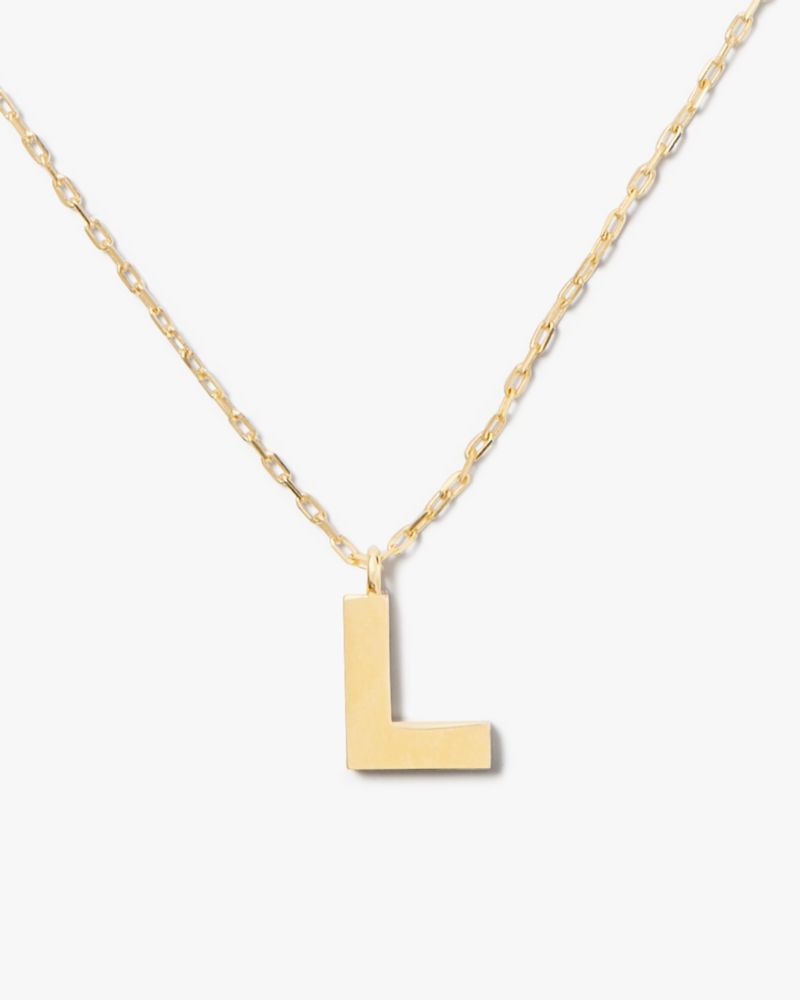 Kate Spade Fine Love Letter L Initial Pendant