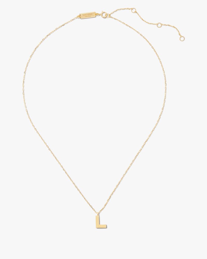 Kate Spade Fine Love Letter L Initial Pendant. 4