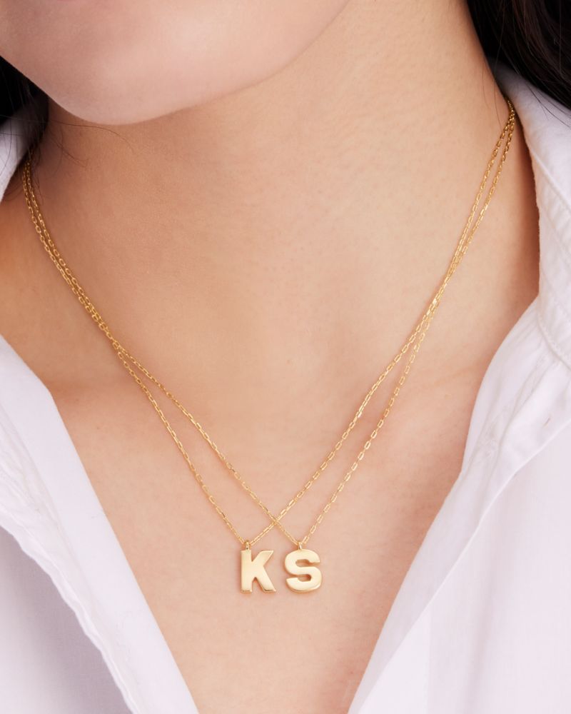 Kate Spade Fine Love Letter S Initial Pendant. 3