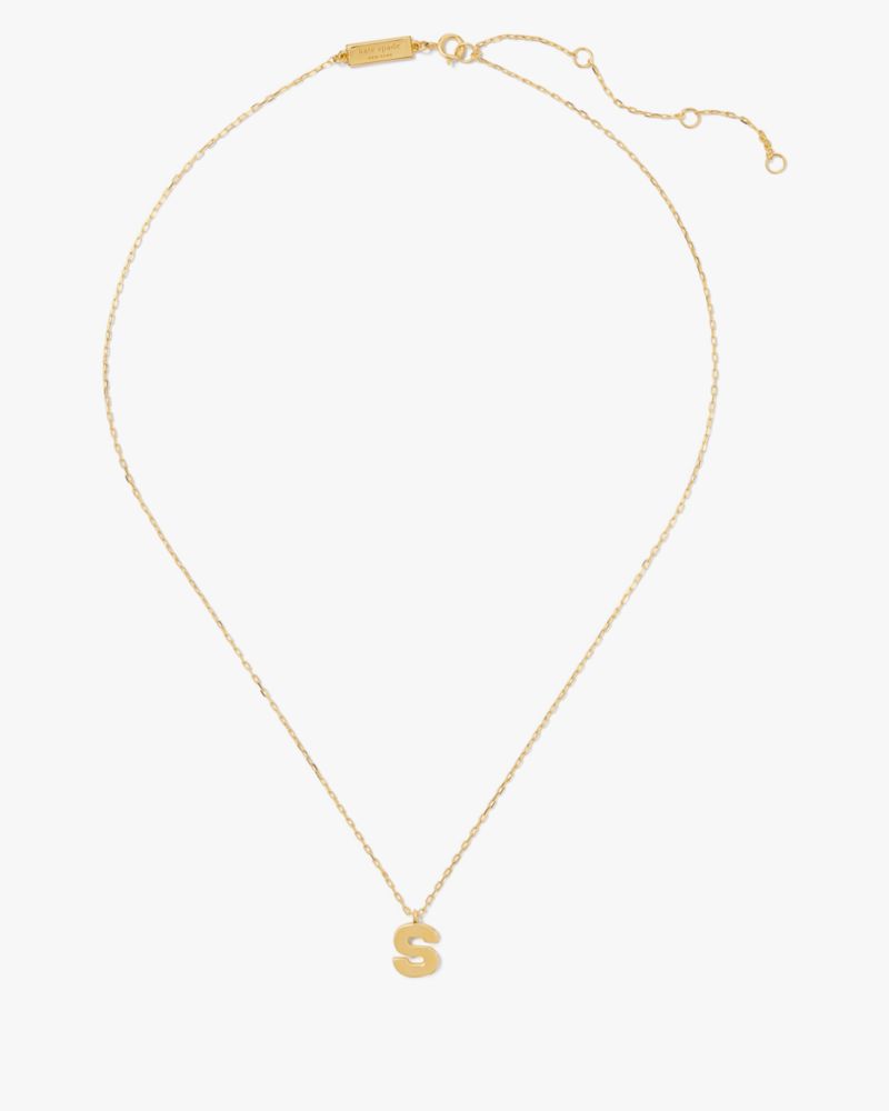 Kate Spade Fine Love Letter S Initial Pendant. 4