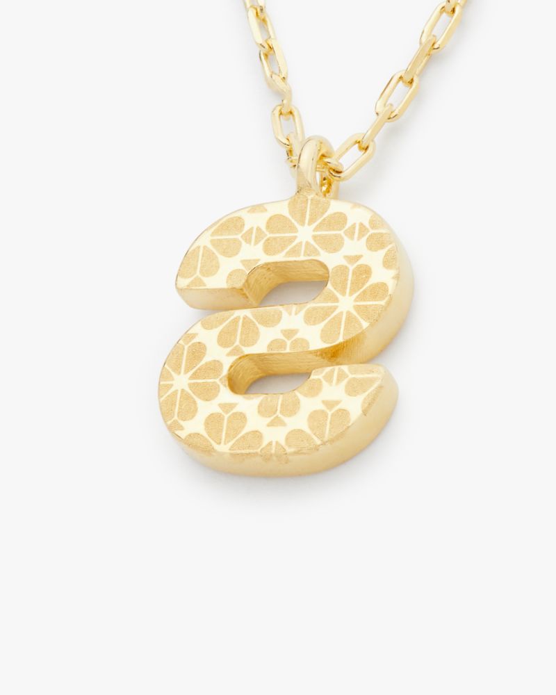 Kate Spade Fine Love Letter S Initial Pendant. 5