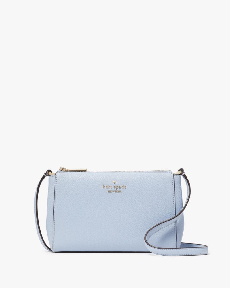 Kate Spade,Leila Mini Top Zip Crossbody,Serenity