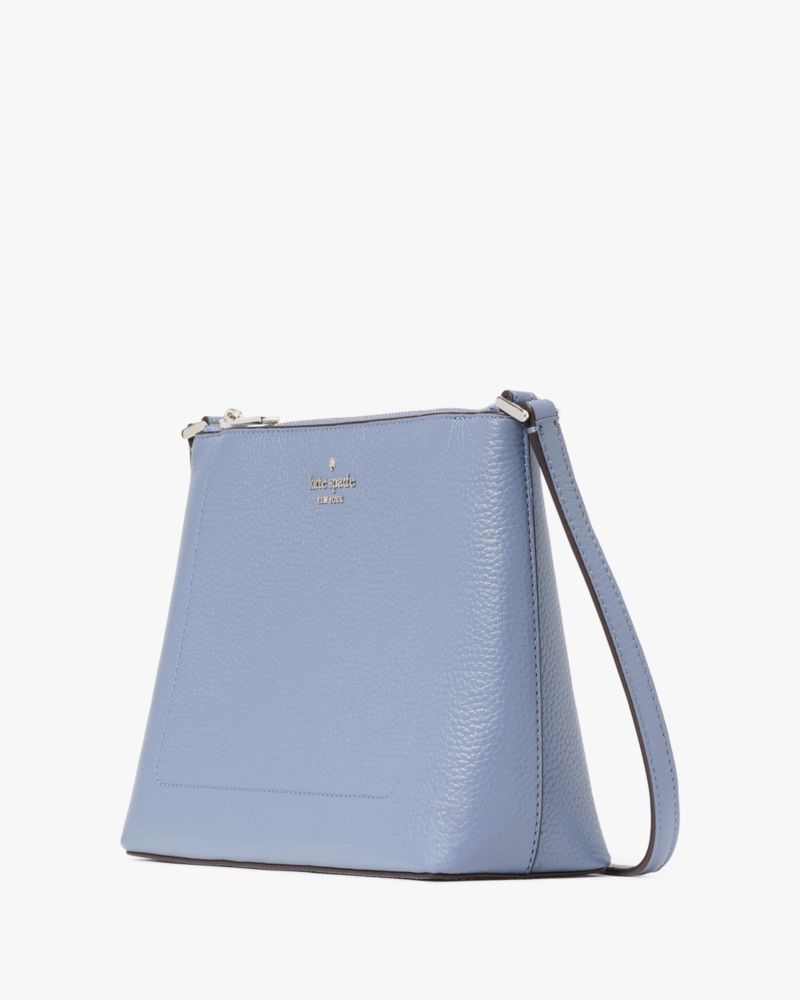 Kate Spade,Leila Medium Crossbody,Lining Leather,Crossbody,Logo,Metal,Lined,Casual,