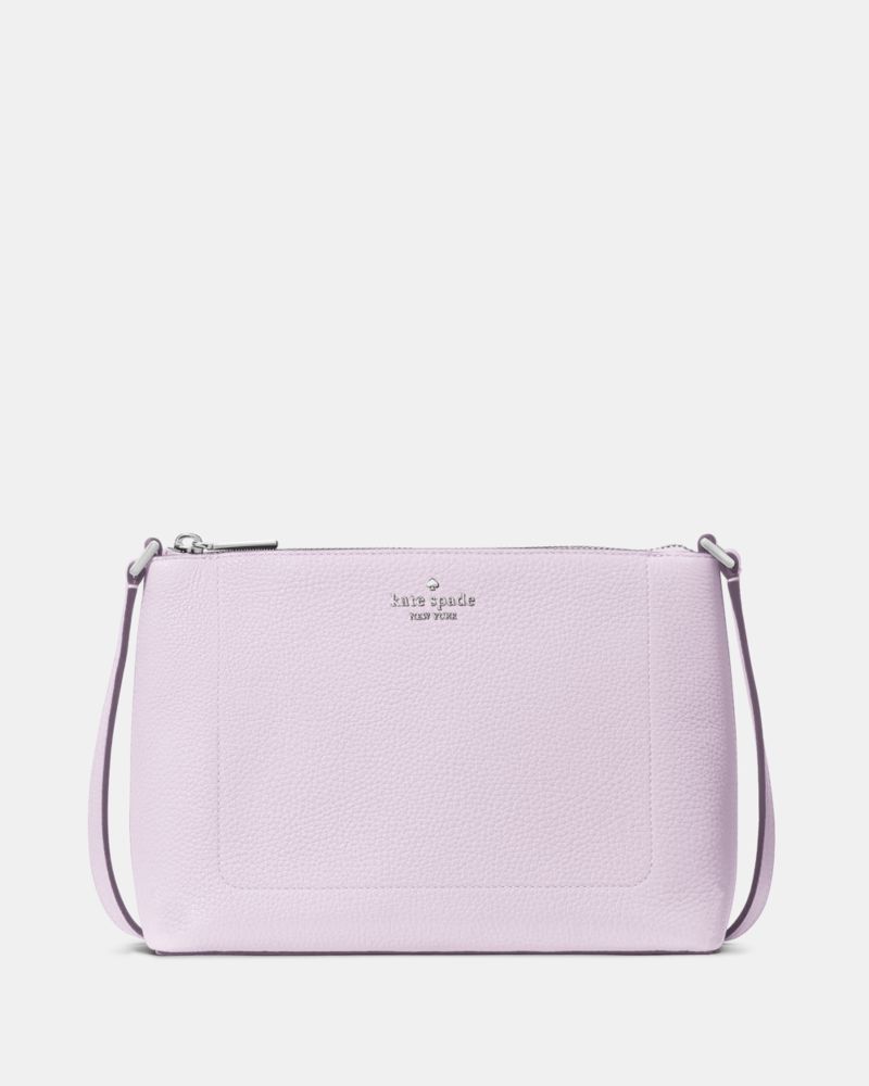 Kate Spade,Leila Crossbody Bag,Crossbody,Logo,Metal,Lined,Casual,