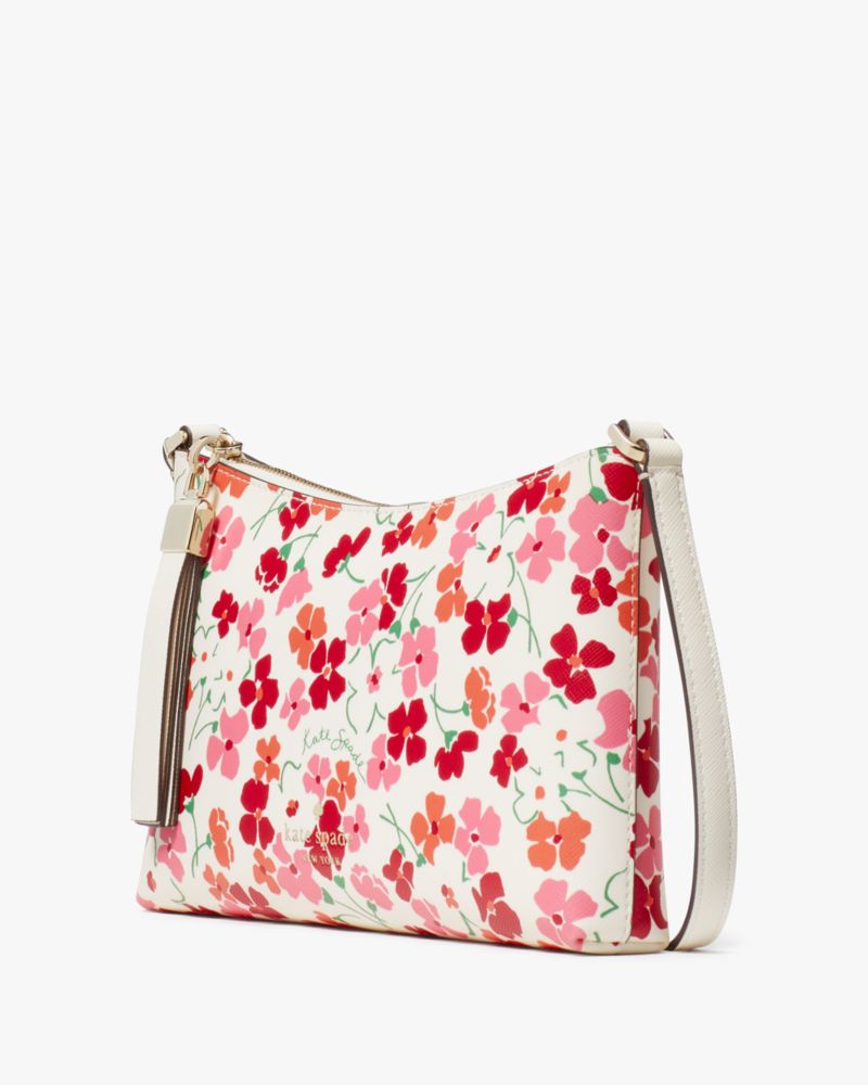 Kate Spade,Sadie Sunny Floral Printed Crossbody,Pink Multi