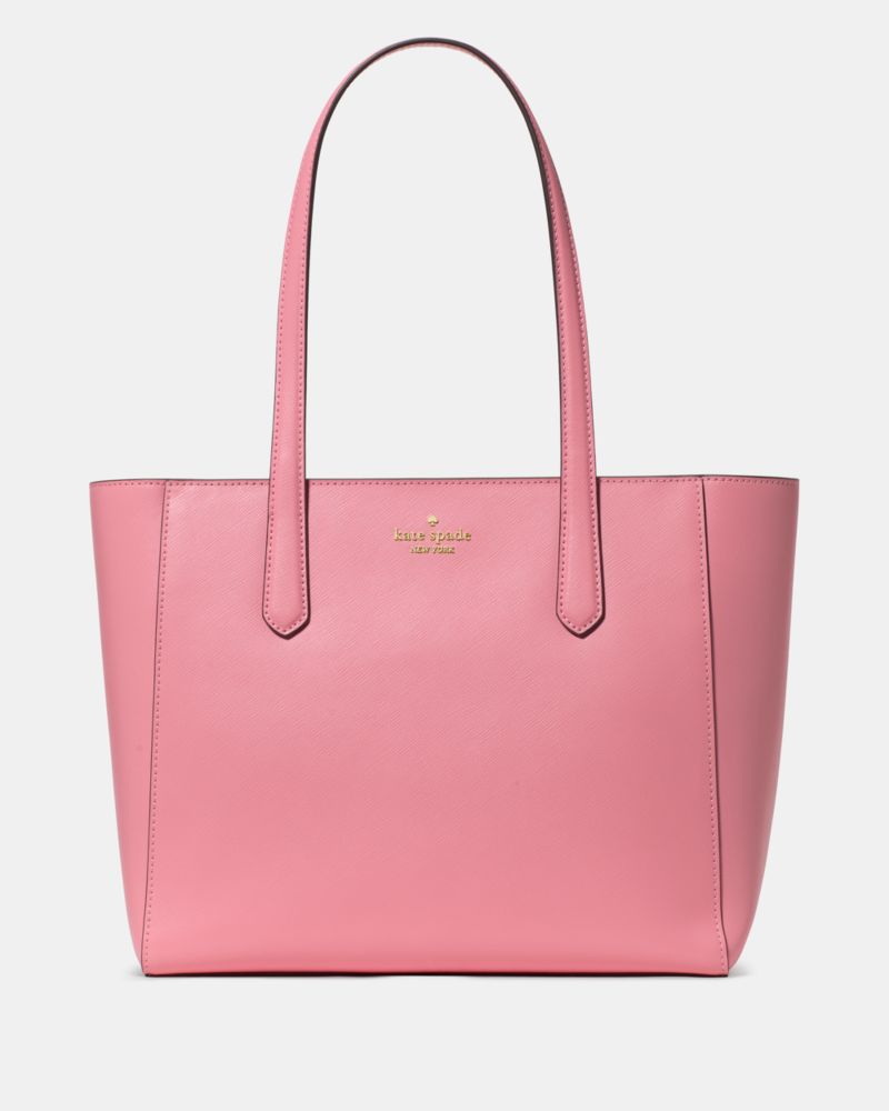 Kate Spade,Staci Tote Bag,Tote,Metal Material,Metal,Logo,Casual,Work,Pink