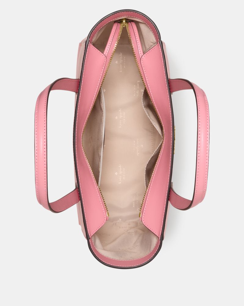 Kate Spade,Staci Tote Bag,Tote,Metal Material,Metal,Logo,Casual,Work,Pink