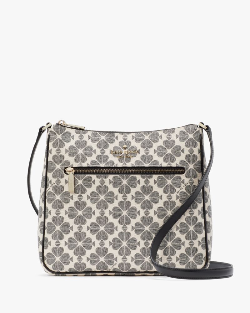 Kate Spade,Signature Spade Flower Swingpack Crossbody,Black Multi