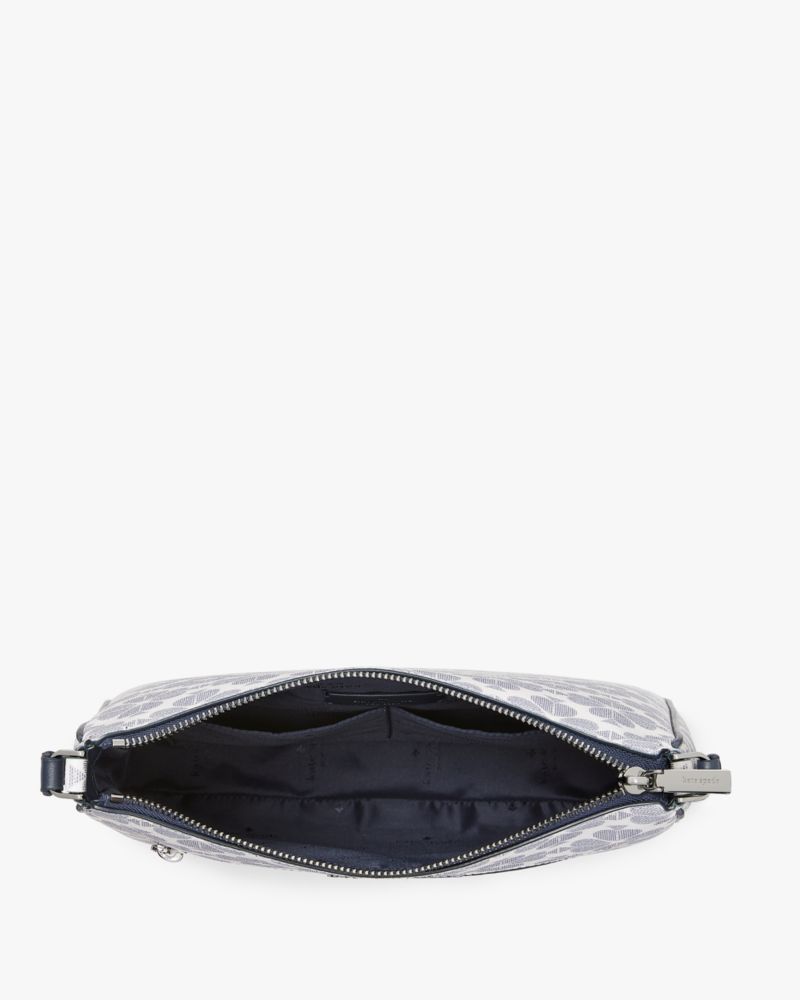 Kate Spade,スペード フラワー コーテッド キャンバス スウィングパック クロスボディ,バッグ,ネイビーマルチ