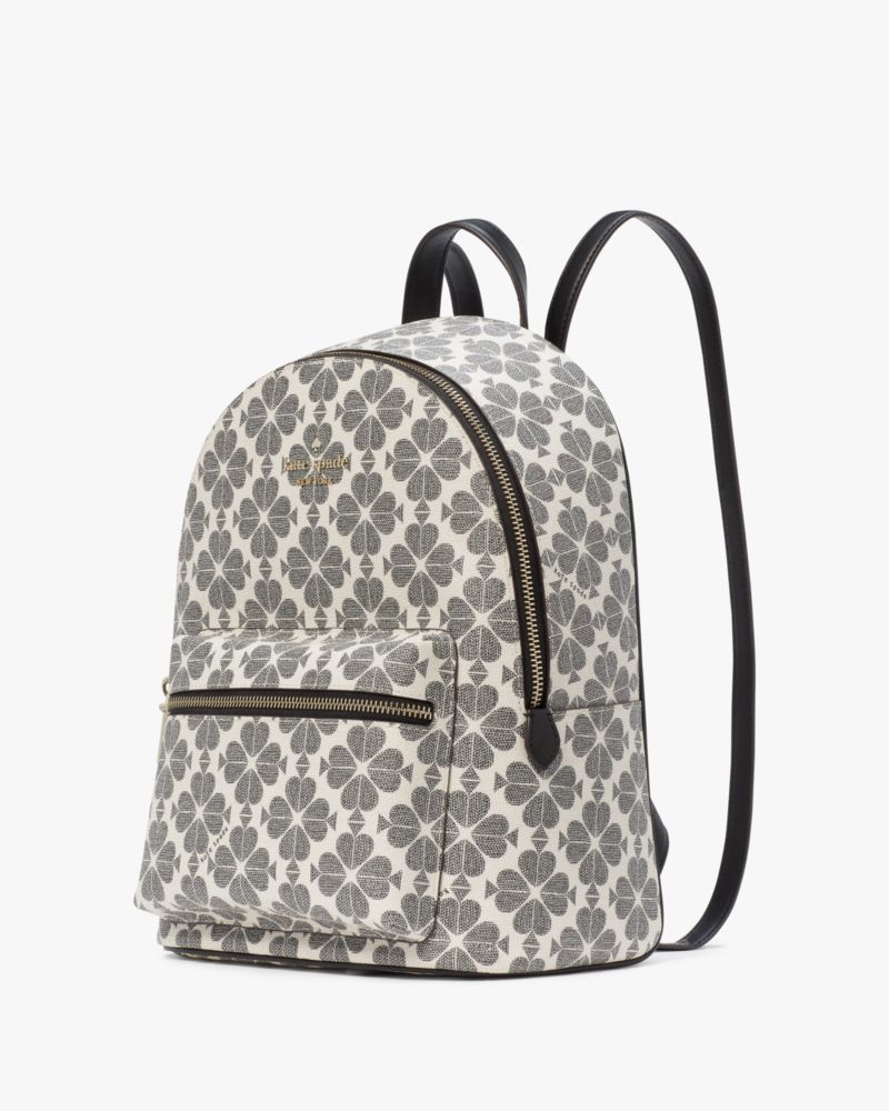 Kate Spade,Signature Spade Flower Backpack,Black Multi