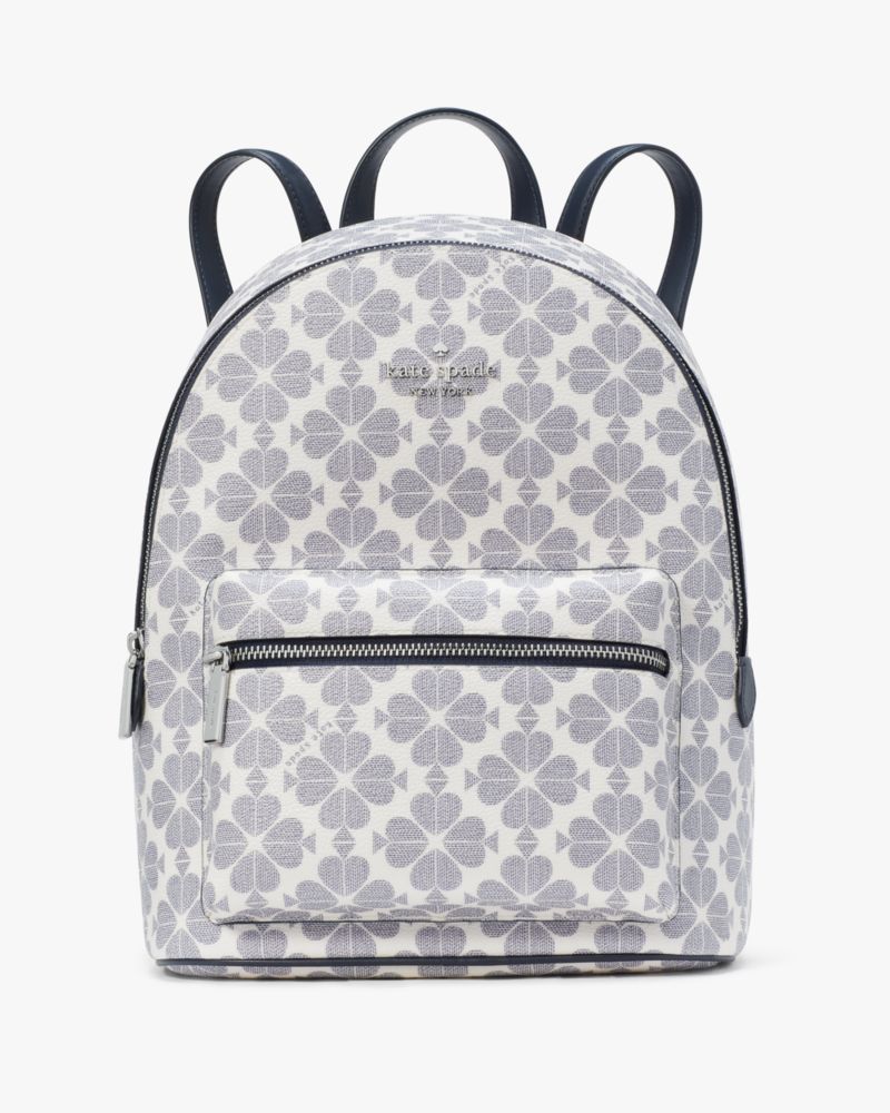 Kate Spade,Signature Spade Flower Backpack,Navy Multi