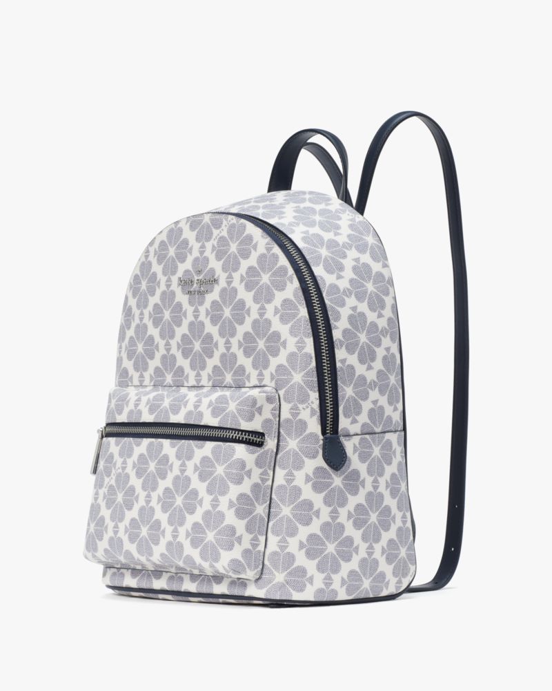 Kate Spade,Signature Spade Flower Backpack,Navy Multi