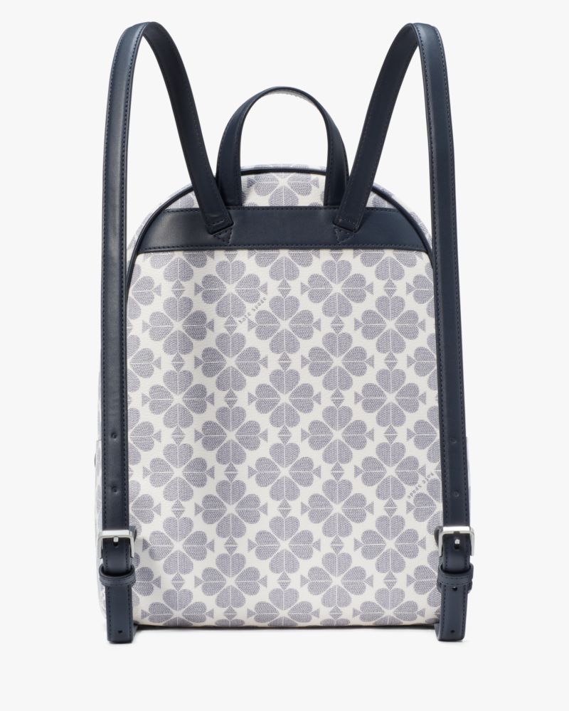 Kate Spade,Signature Spade Flower Medium Backpack,Leather,Backpack,PVC,Metal,Logo,Lined,Day Party,Multi Color