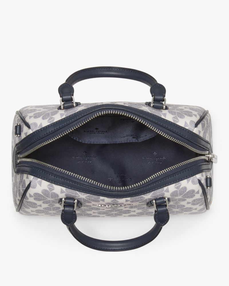 Kate Spade,Spade Flower Small Dolly Duffle,Crossbody,PVC,Logo,Metal,Piping,Word Embellishment,Lined,Day Party,Multi Color