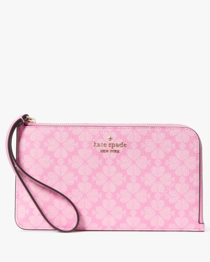 Kate Spade,ルーシー スペード フラワー ミディアム L-ジップ リスレット,財布小物,パリジャンローズマルチ