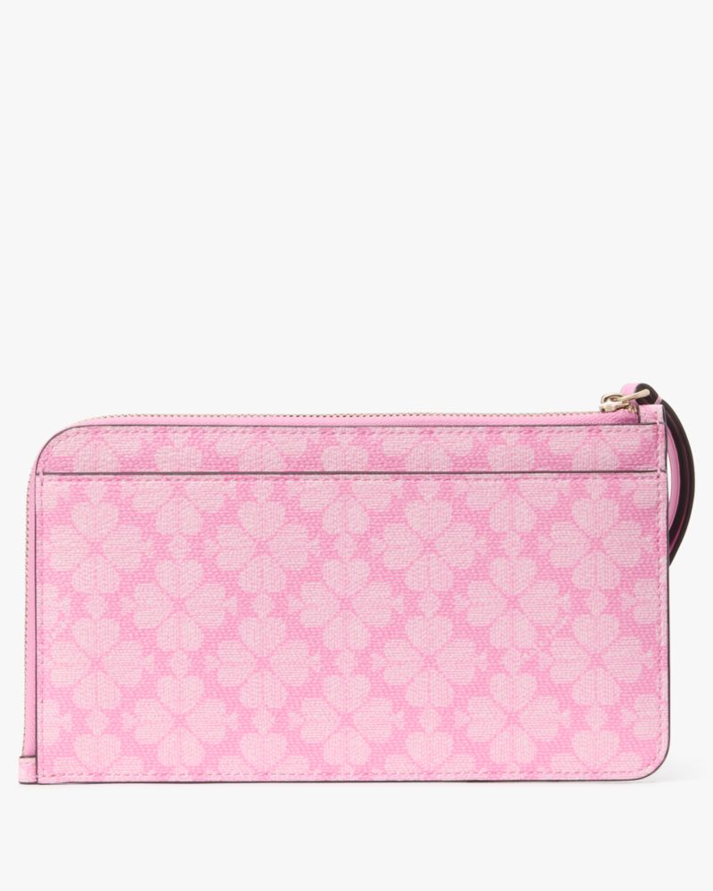 Kate Spade,ルーシー スペード フラワー ミディアム L-ジップ リスレット,カードケース・キーケース,パリジャンローズマルチ