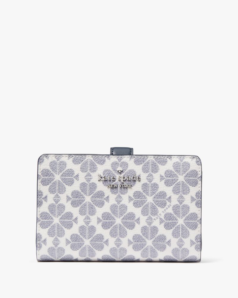 Kate Spade Signature Spade Flower Medium Compact Bifold Wallet